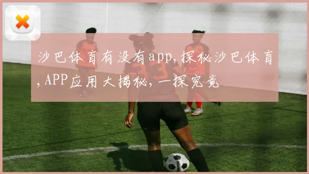 沙巴体育有没有app,探秘沙巴体育,APP应用大揭秘,一探究竟
